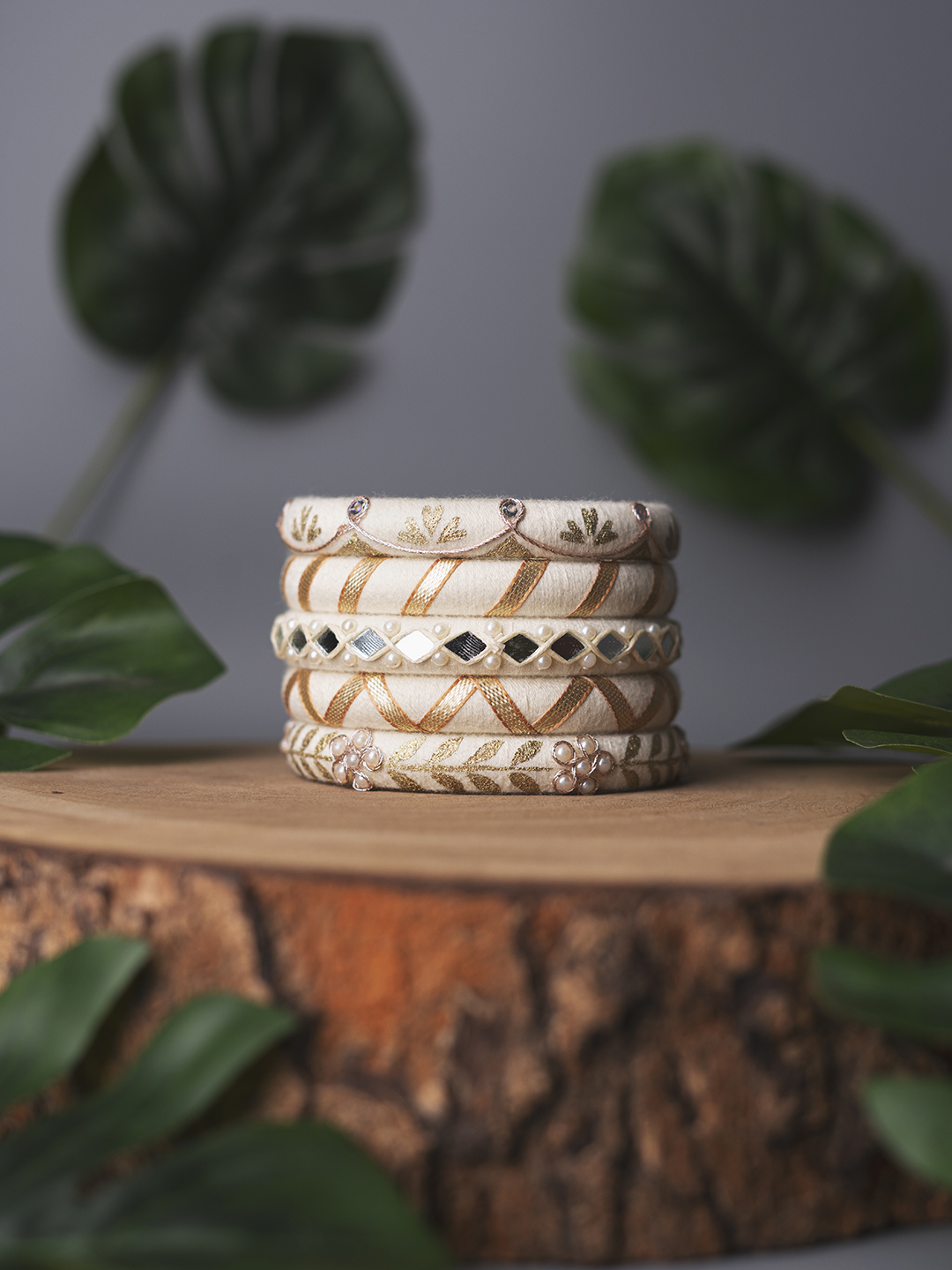 Thread Work Bangles Navi Silk Thread Work Bangles | Taasha Craft